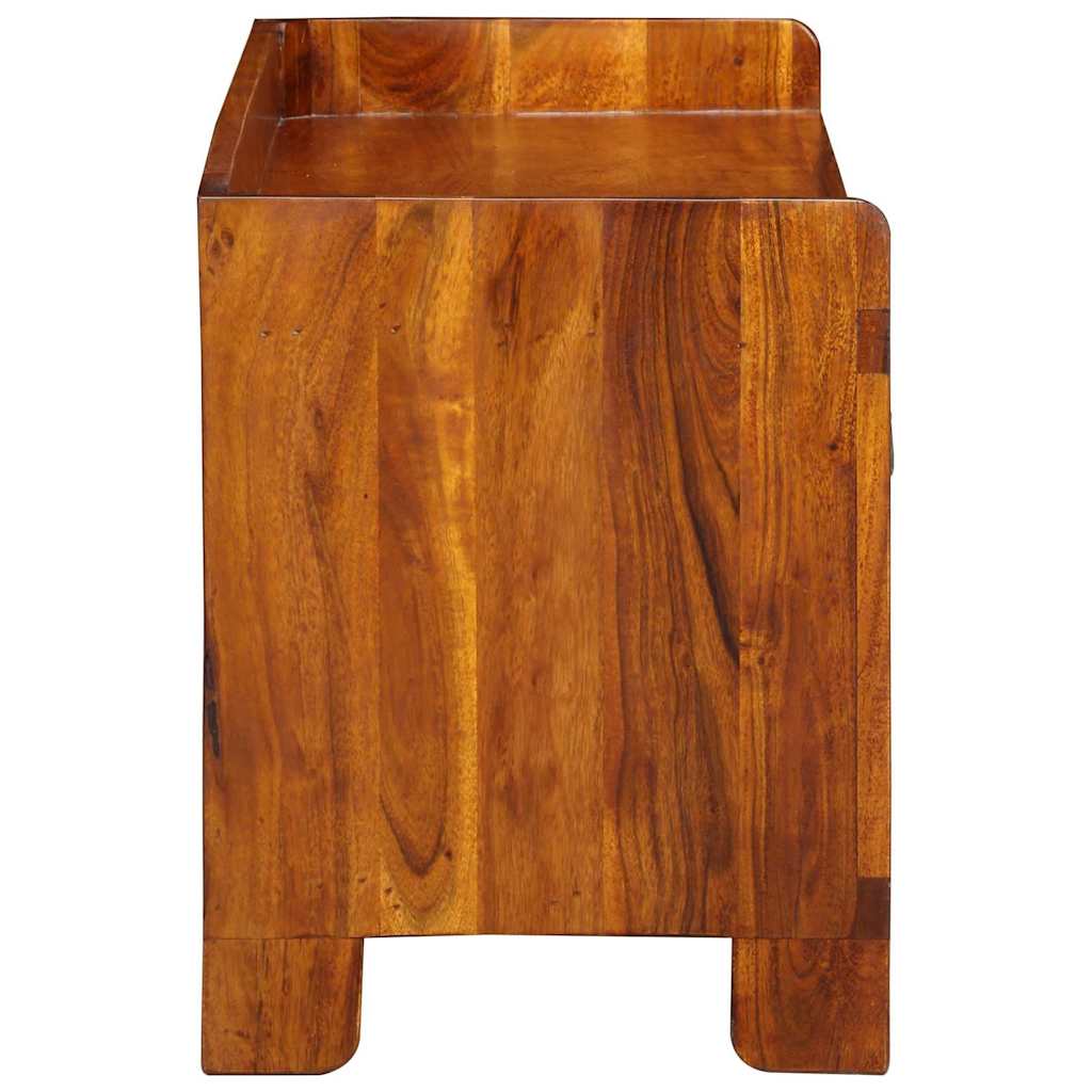 Banc à chaussures avec tiroir Marron miel 100 x 35 x 45 cm - XIOS
