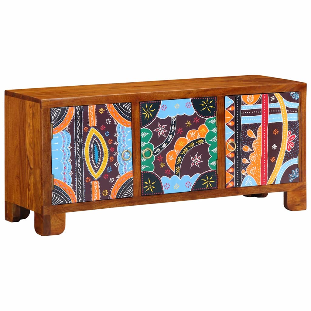 Banc à chaussures avec stockage Marron miel 100 x 35 x 45 cm