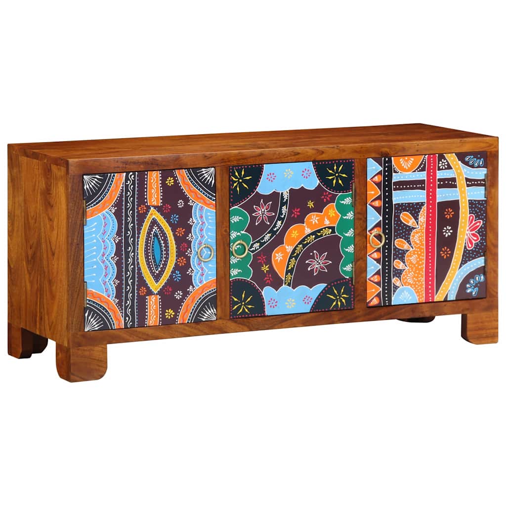 Banc à chaussures marron miel 100 x 35 x 45 cm - XIOS