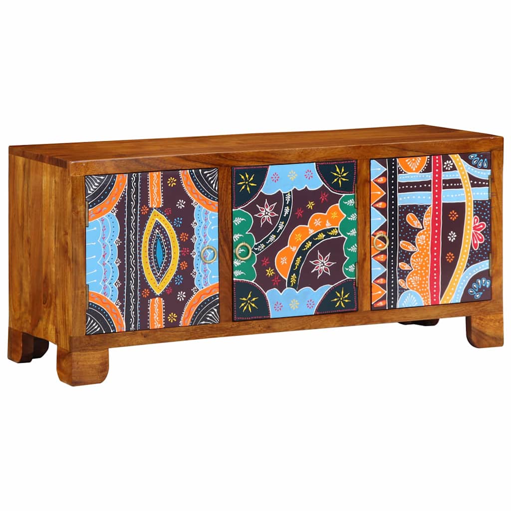 Banc à chaussures avec stockage Marron miel 100 x 35 x 45 cm
