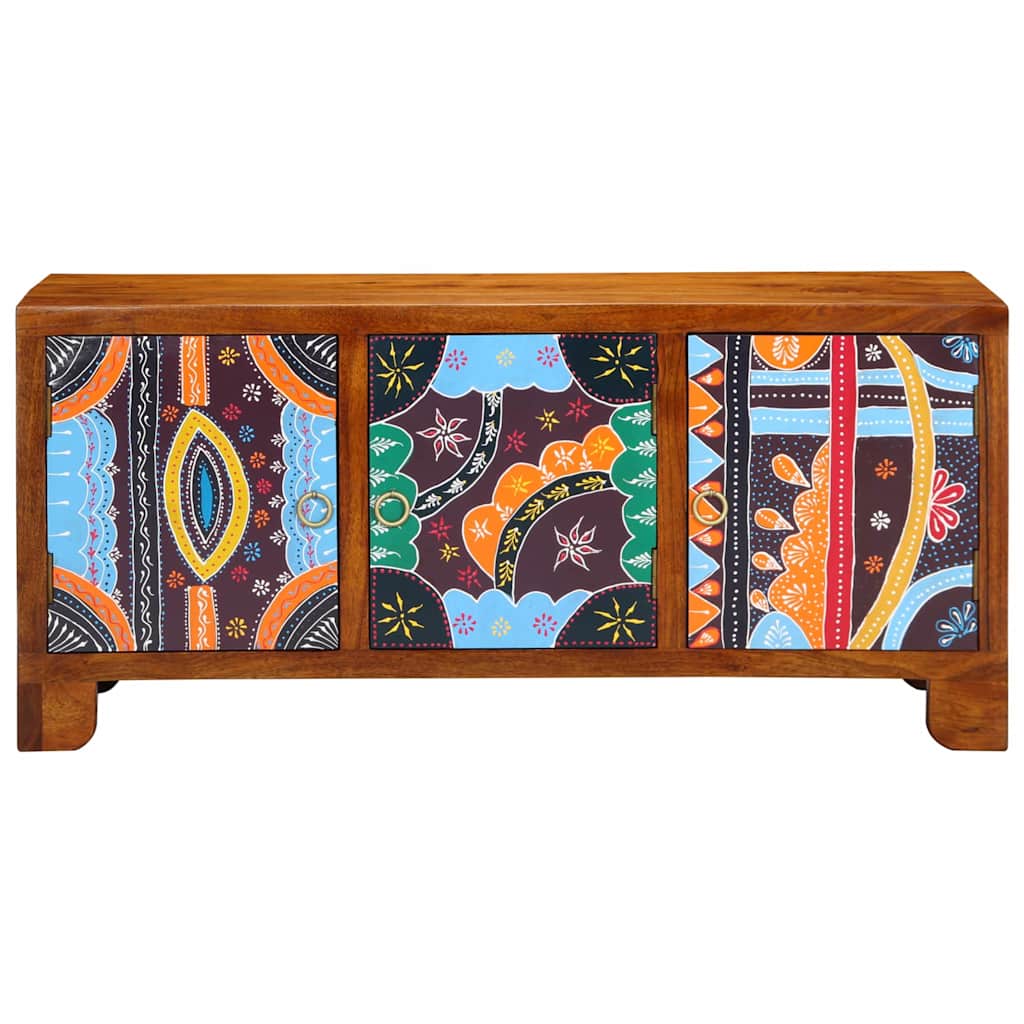 Banc à chaussures avec stockage Marron miel 100 x 35 x 45 cm