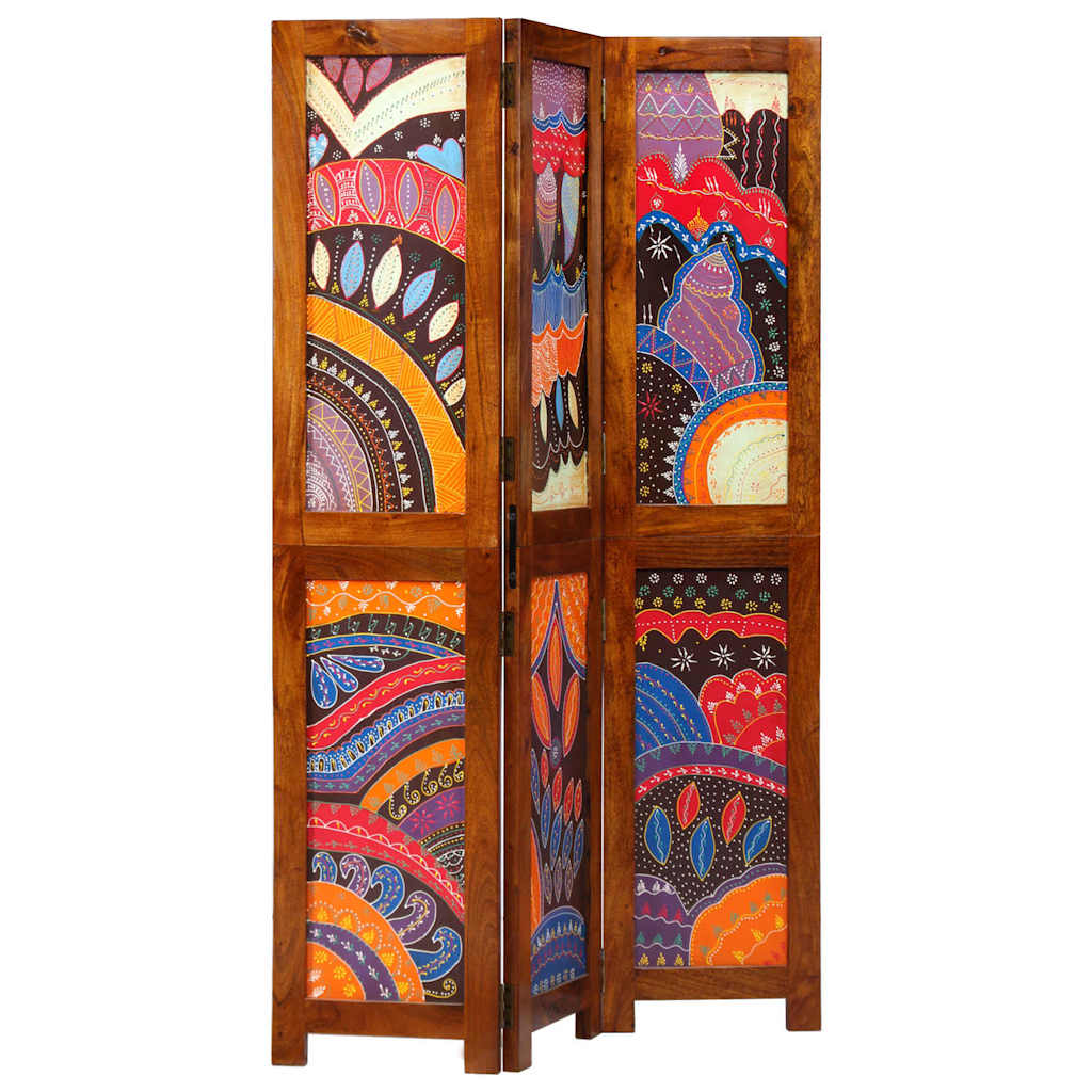 Paravent Marron 105 x 160 cm Bois d'acacia massif - XIOS