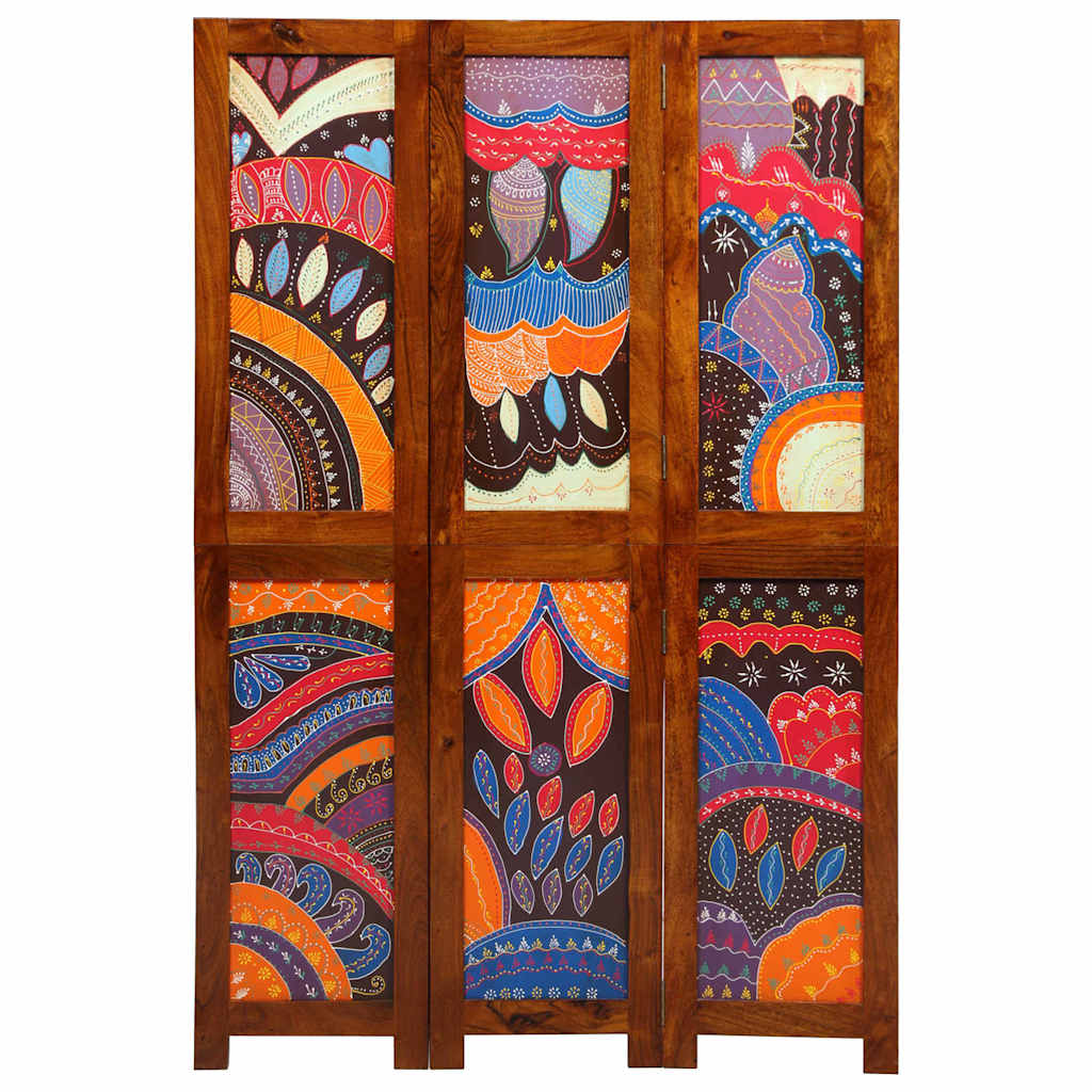 Paravent Marron 105 x 160 cm Bois d'acacia massif - XIOS