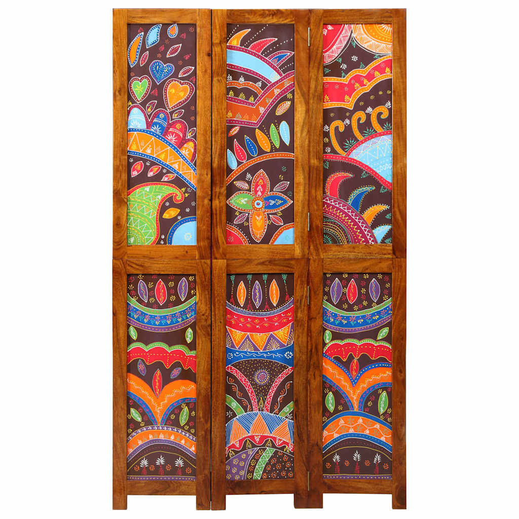 Paravent Marron 105 x 180 cm Bois d'acacia massif - XIOS