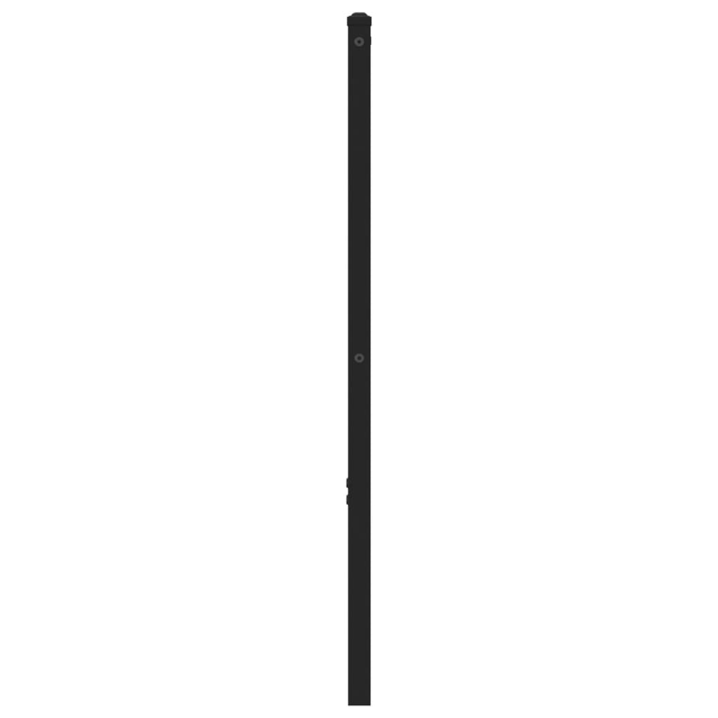 Tête de lit chêne fumé 180 cm fer et bois d'ingénierie - XIOS
