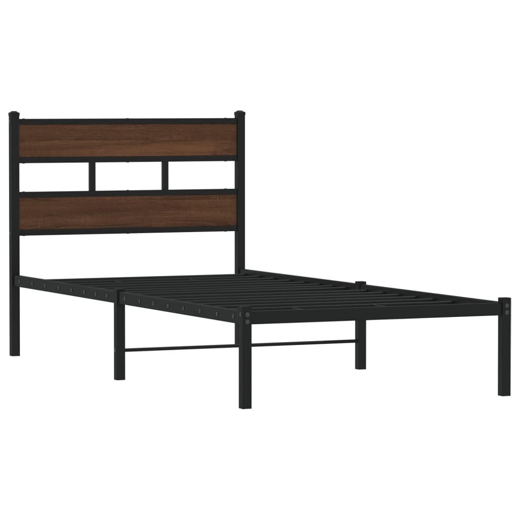 Cadre de lit sans matelas avec tête de lit 75x190 cm - XIOS