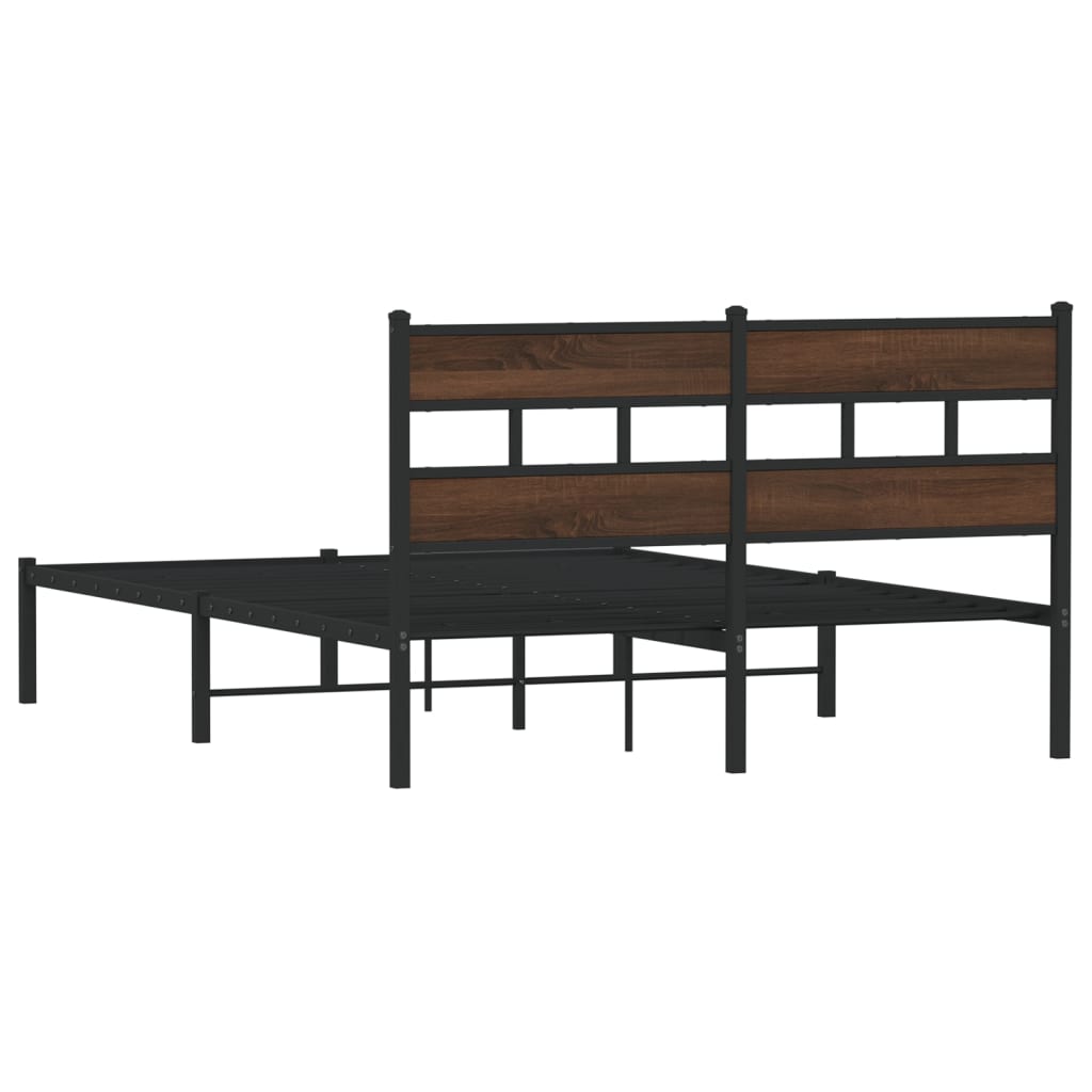 Cadre de lit sans matelas avec tête de lit 140x190 cm - XIOS