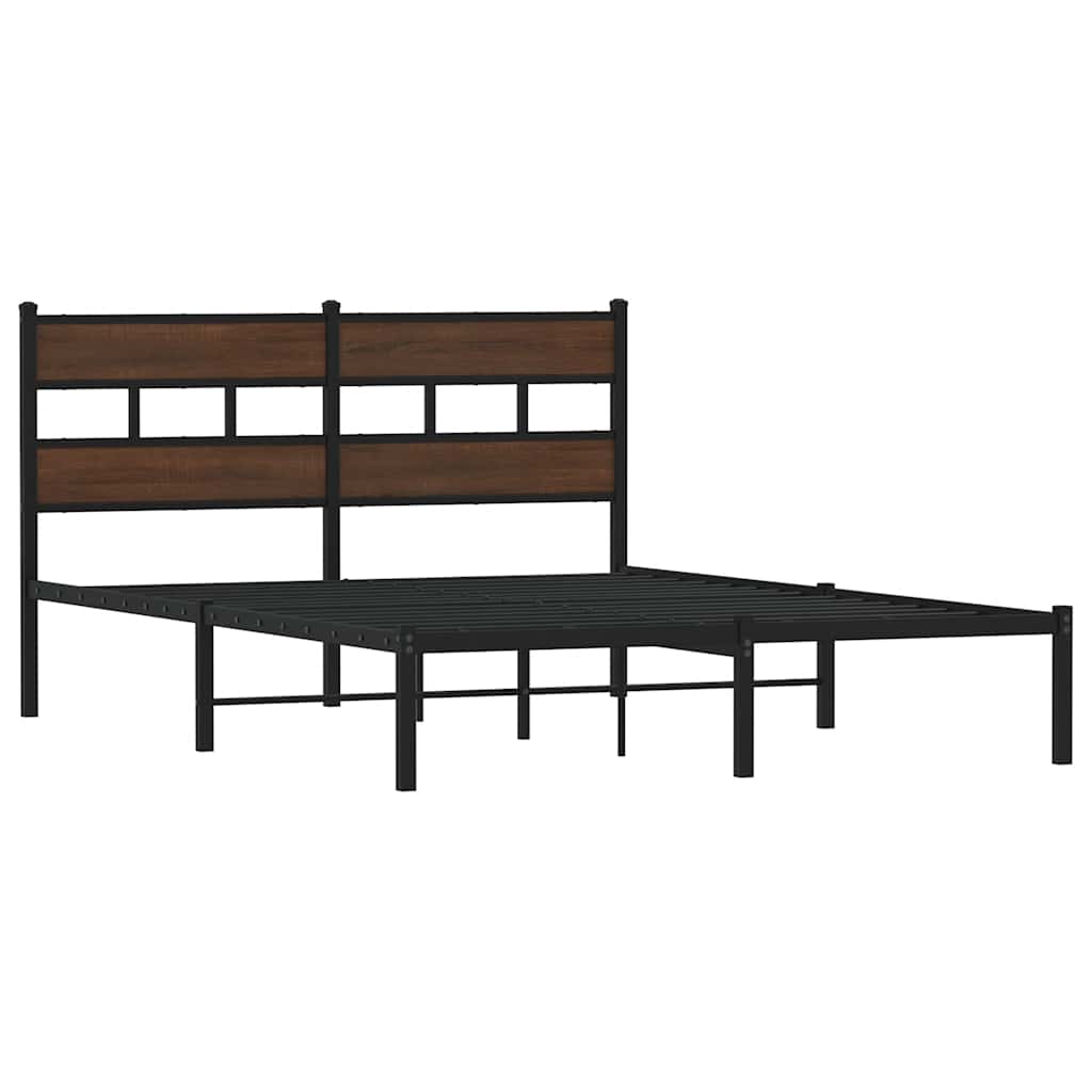 Cadre de lit sans matelas avec tête de lit 150x200 cm - XIOS