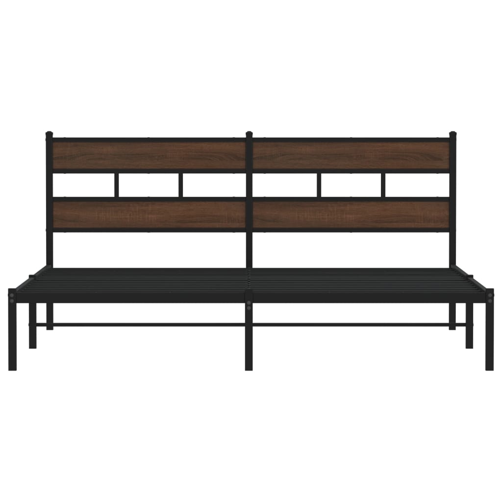 Cadre de lit sans matelas avec tête de lit 190x200 cm - XIOS