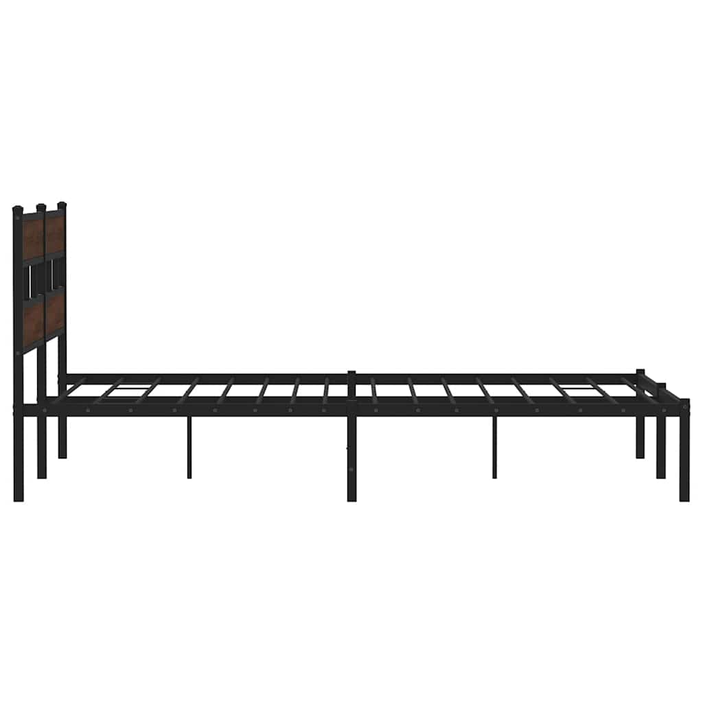 Cadre de lit sans matelas avec tête de lit 200x200 cm - XIOS