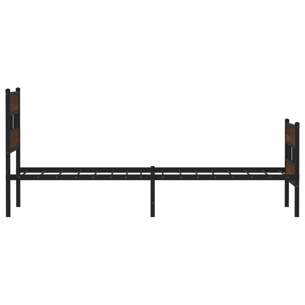 Cadre de lit sans matelas avec tête de lit pied de lit 75x190cm - XIOS