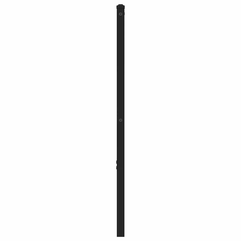 Tête de lit de remplacement chêne marron 135 cm acier et bois d'ingénierie