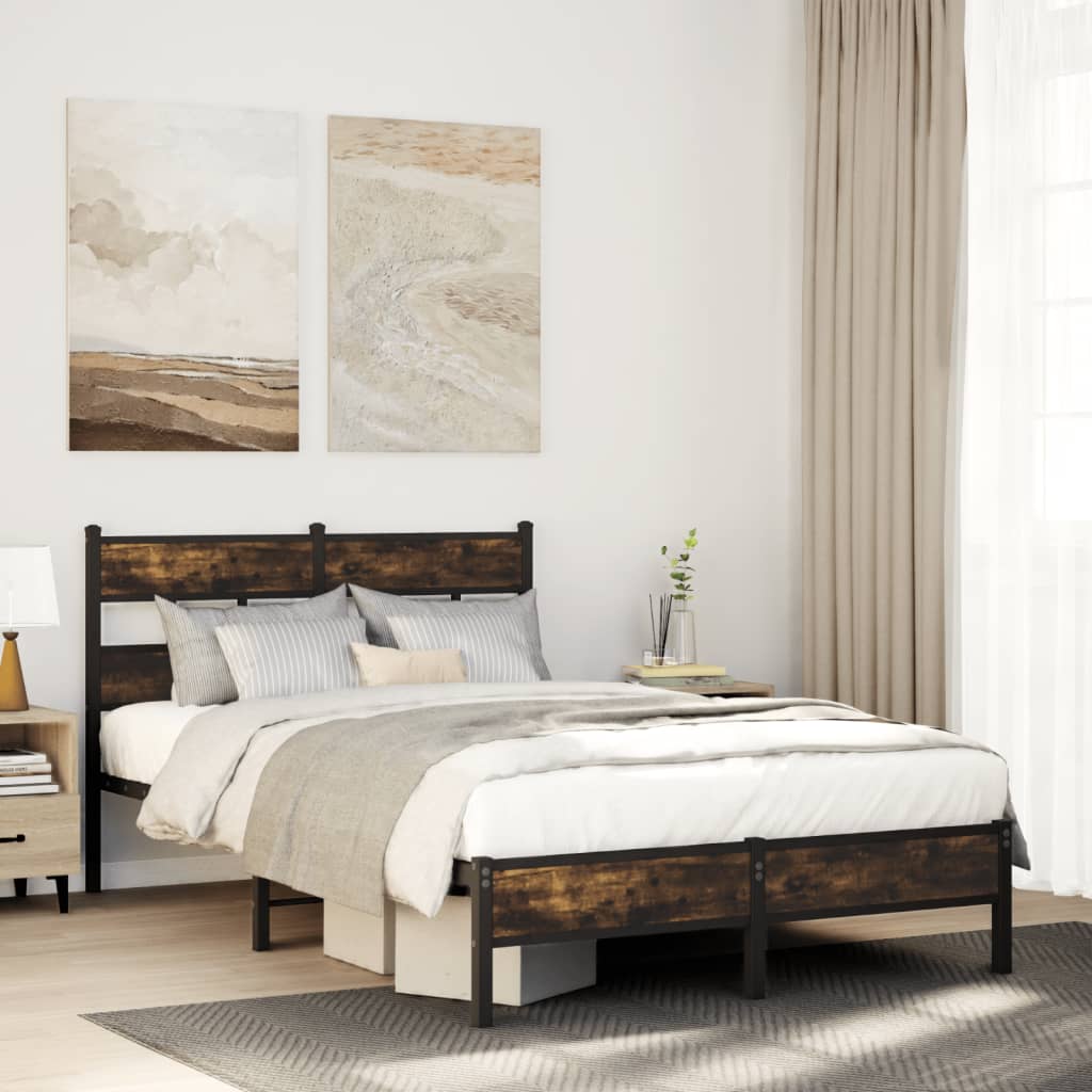 Cadre de lit sans matelas avec tête de lit 120x190 cm - XIOS