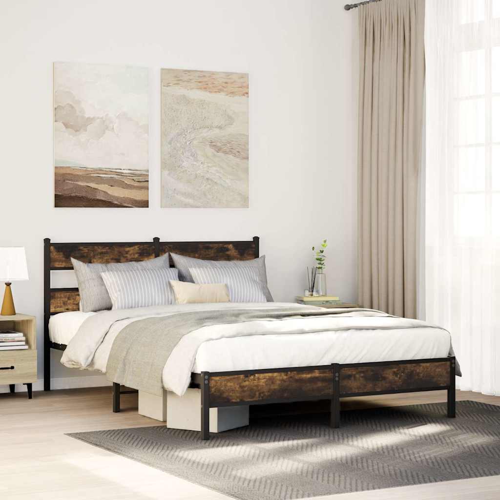 Cadre de lit sans matelas avec tête de lit 160x200 cm - XIOS