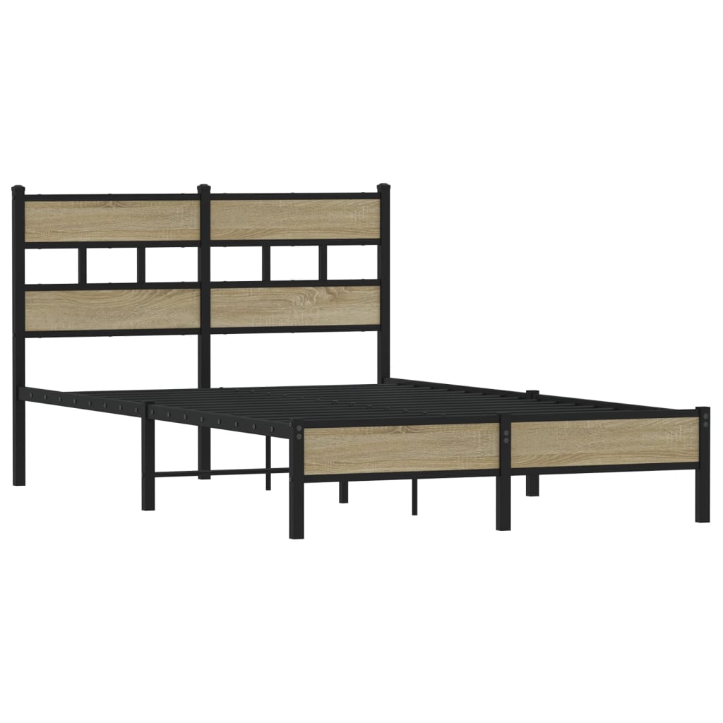 Cadre de lit sans matelas chêne sonoma 120x190 cm - XIOS