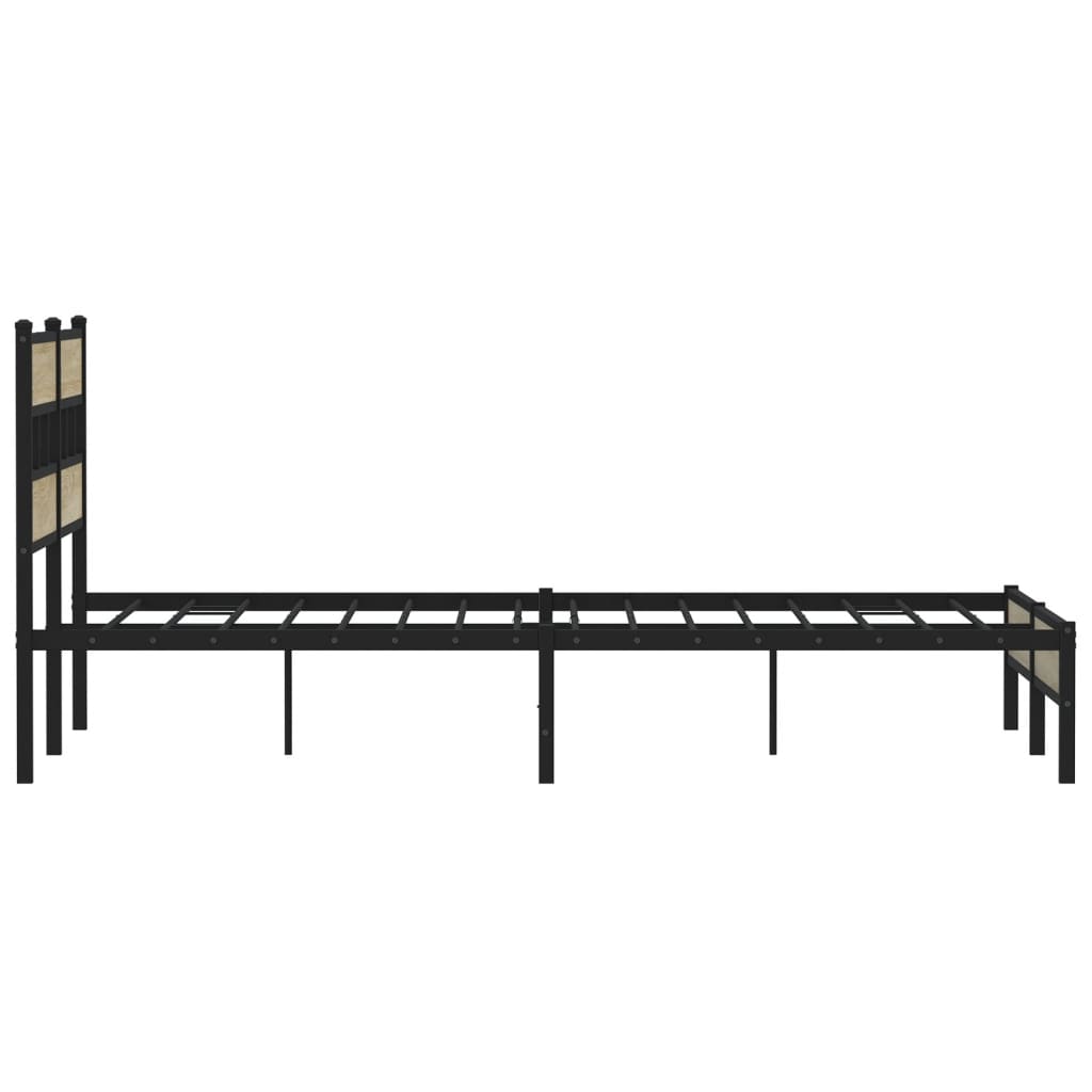 Cadre de lit sans matelas chêne sonoma 160x200 cm - XIOS