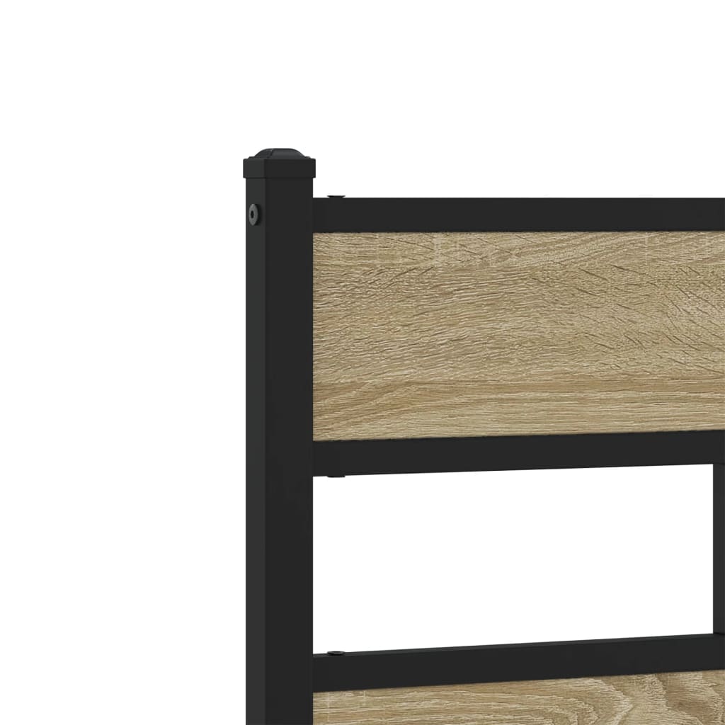 Cadre de lit sans matelas chêne sonoma 160x200 cm - XIOS