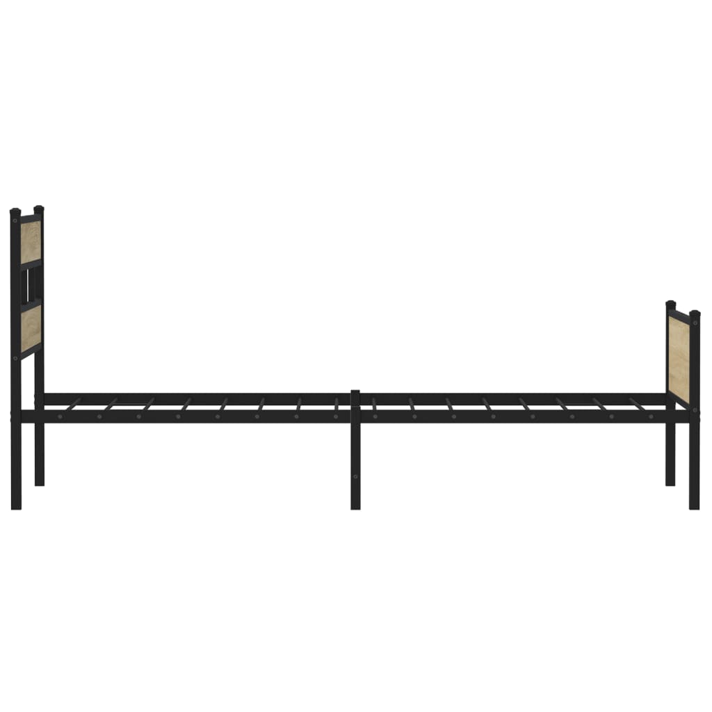 Cadre de lit sans matelas chêne sonoma 100x200 cm - XIOS