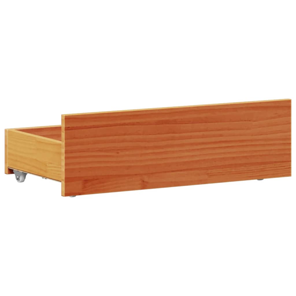 Cadre de lit sans matelas avec tête de lit 100x200 cm bois pin - XIOS