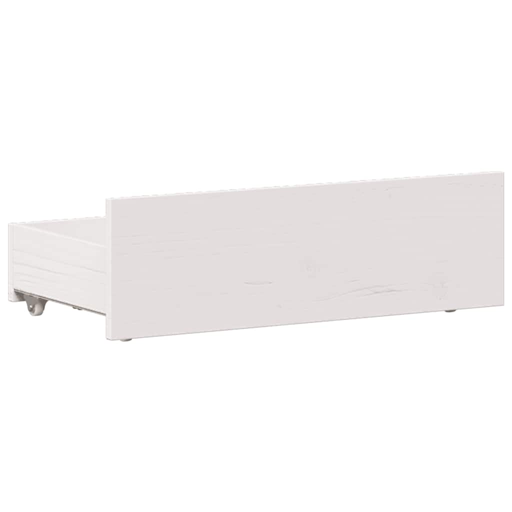 Cadre de lit sans matelas avec tête de lit 90x190 cm pin massif - XIOS