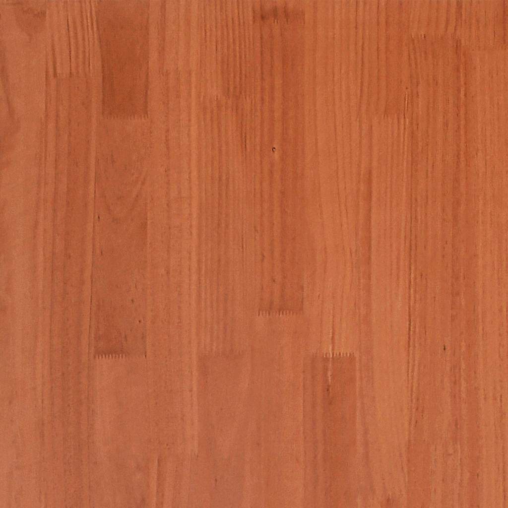 Cadre de lit sans matelas cire marron 90x200 cm bois pin massif - XIOS