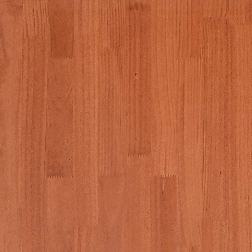 Cadre de lit sans matelas cire marron 150x200cm bois pin massif - XIOS