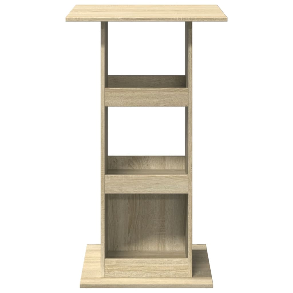 Table de bar avec rangement chêne sonoma bois d'ingénierie - XIOS