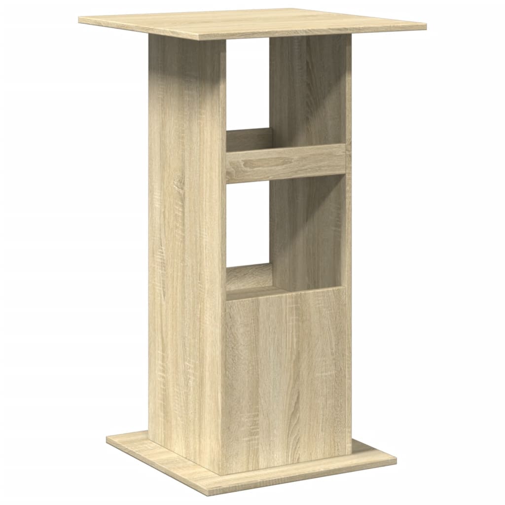 Table de bar avec rangement chêne sonoma bois d'ingénierie - XIOS