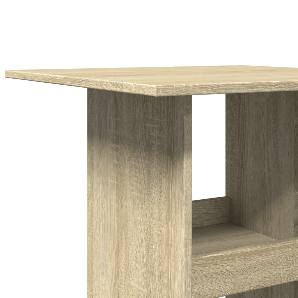 Table de bar avec rangement chêne sonoma bois d'ingénierie - XIOS