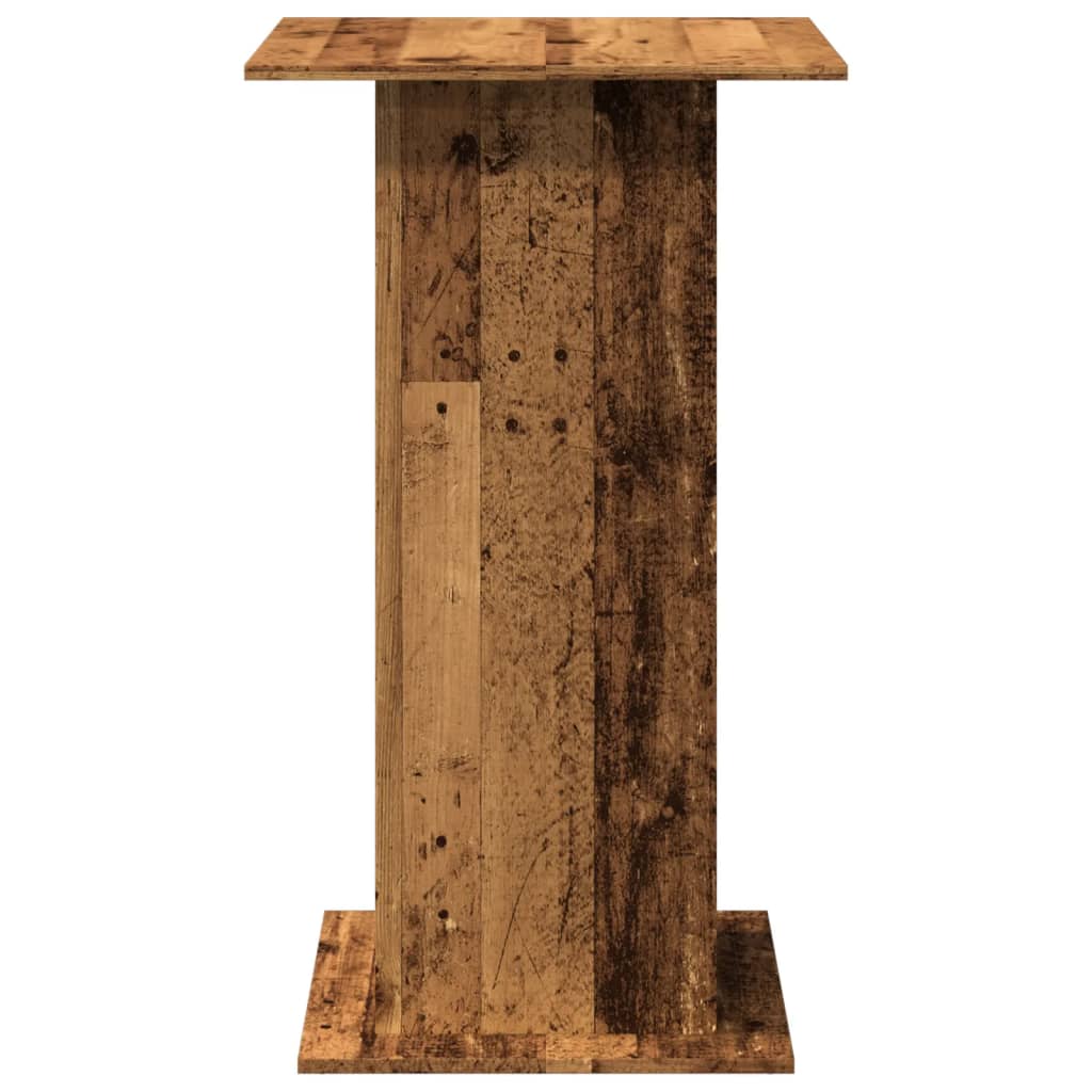 Table de bar avec rangement vieux bois bois d’ingénierie - XIOS