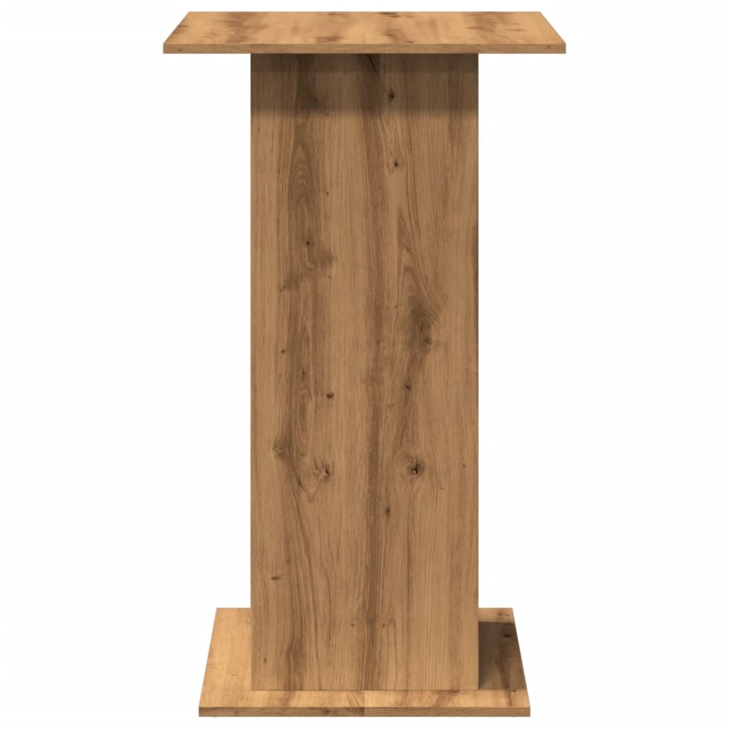 Table de bar avec rangement chêne artisanal bois d’ingénierie - XIOS