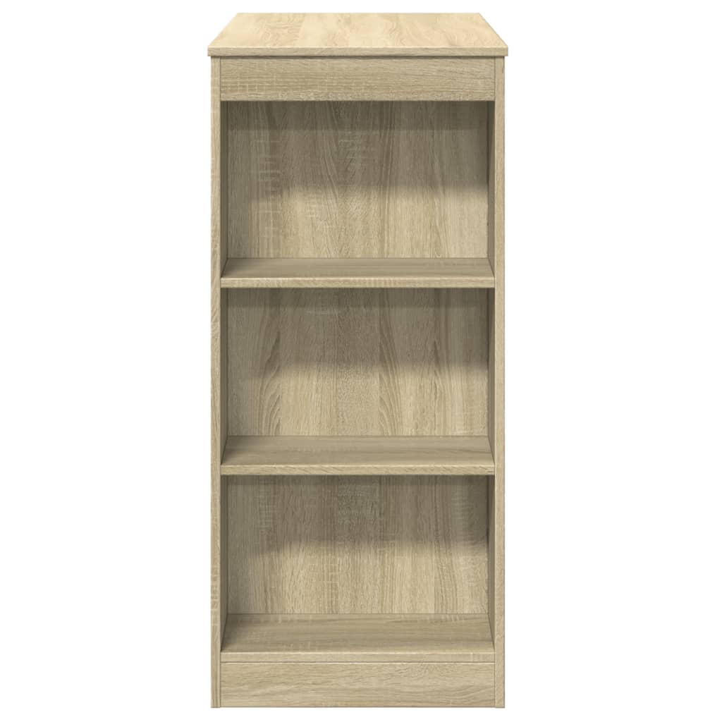 Table de bar avec étagères chêne sonoma bois d'ingénierie - XIOS