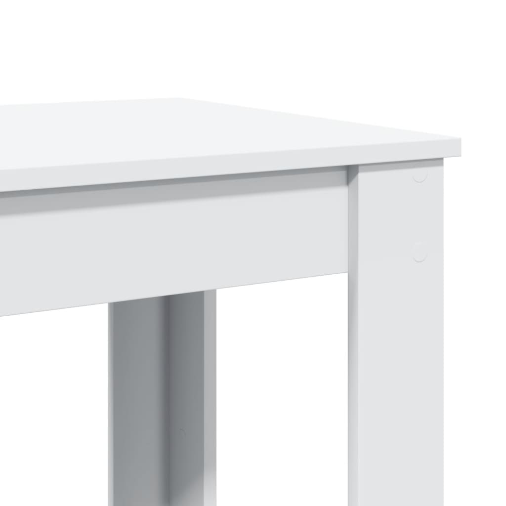 Table de bar blanc 102x50x103,5 cm bois d'ingénierie - XIOS