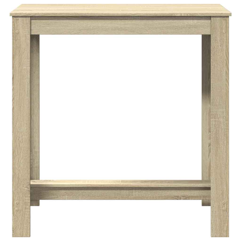Table de bar chêne sonoma 102x50x103,5 cm bois d'ingénierie - XIOS