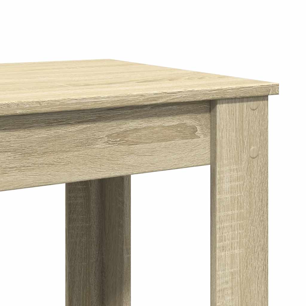 Table de bar chêne sonoma 102x50x103,5 cm bois d'ingénierie - XIOS
