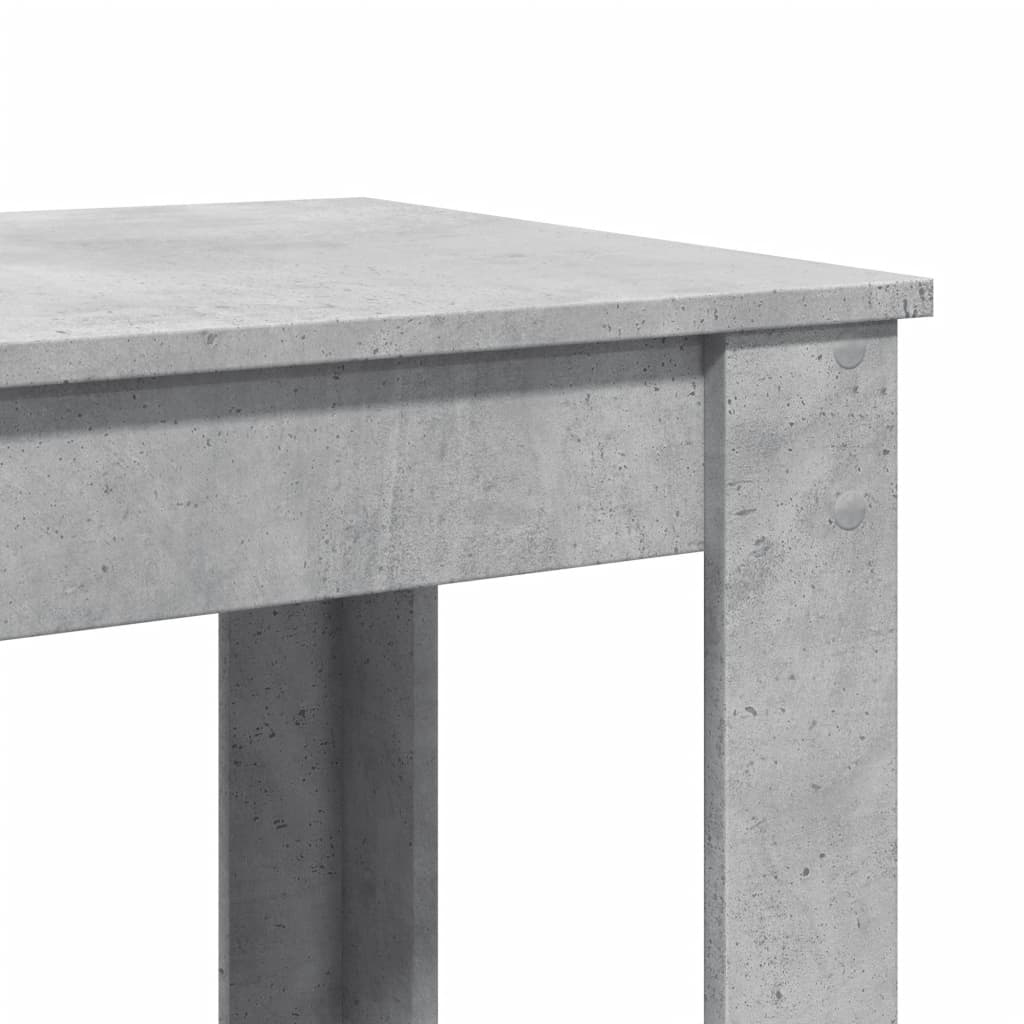 Table de bar gris béton 102x50x103,5 cm bois d'ingénierie - XIOS