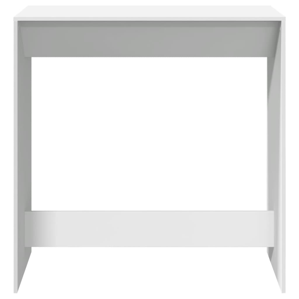 Table de bar blanc 102x50x103,5 cm bois d'ingénierie - XIOS