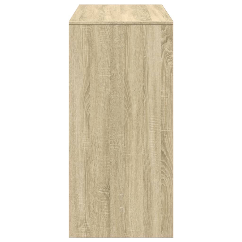 Table de bar chêne sonoma 102x50x103,5 cm bois d'ingénierie - XIOS