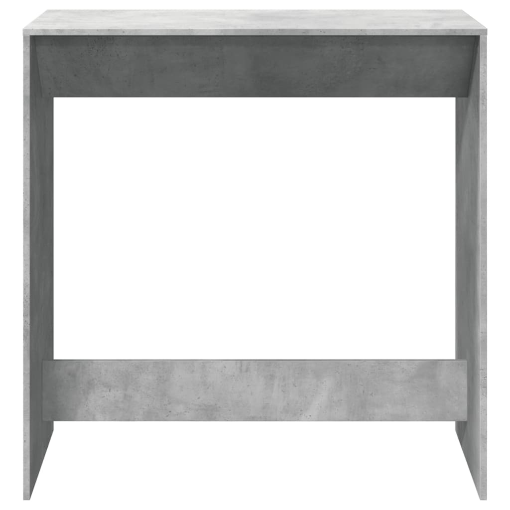 Table de bar gris béton 102x50x103,5 cm bois d'ingénierie - XIOS
