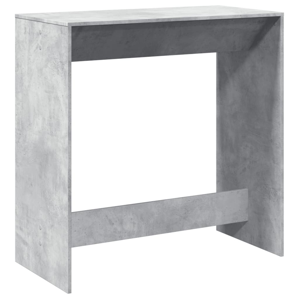 Table de bar gris béton 102x50x103,5 cm bois d'ingénierie - XIOS