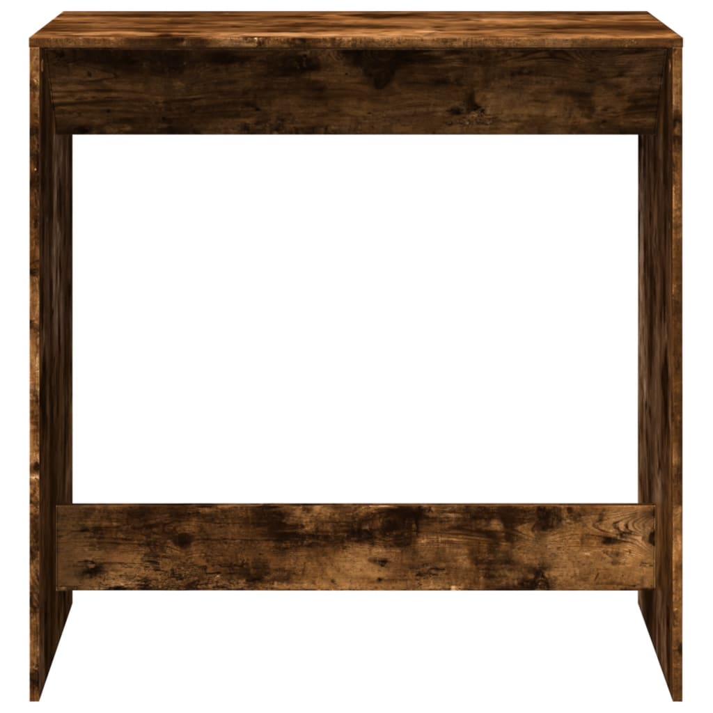Table de bar chêne fumé 102x50x103,5 cm bois d'ingénierie - XIOS