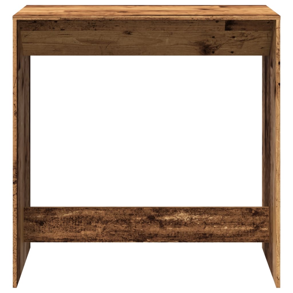Table de bar vieux bois 102x50x103,5 cm bois d'ingénierie - XIOS