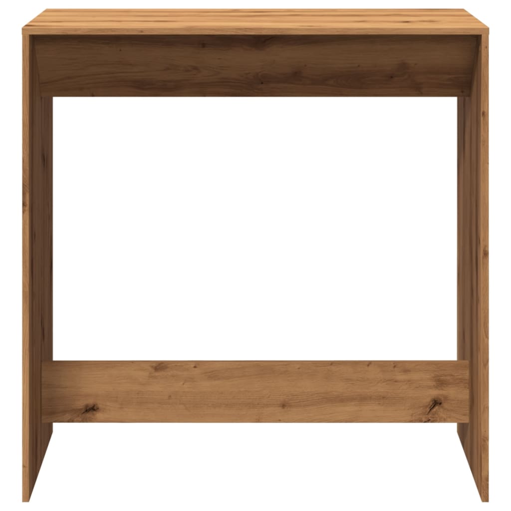 Table de bar chêne artisanal 102x50x103,5 cm bois d'ingénierie - XIOS