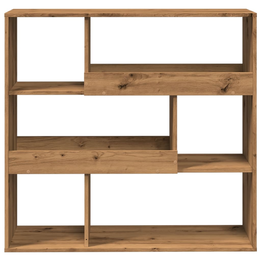 Bibliothèque/Séparateur de pièce chêne artisanal 100x33x94,5 cm - XIOS