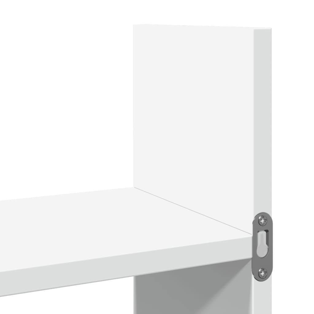 Armoire murale 100x18x40 cm blanc bois d'ingénierie