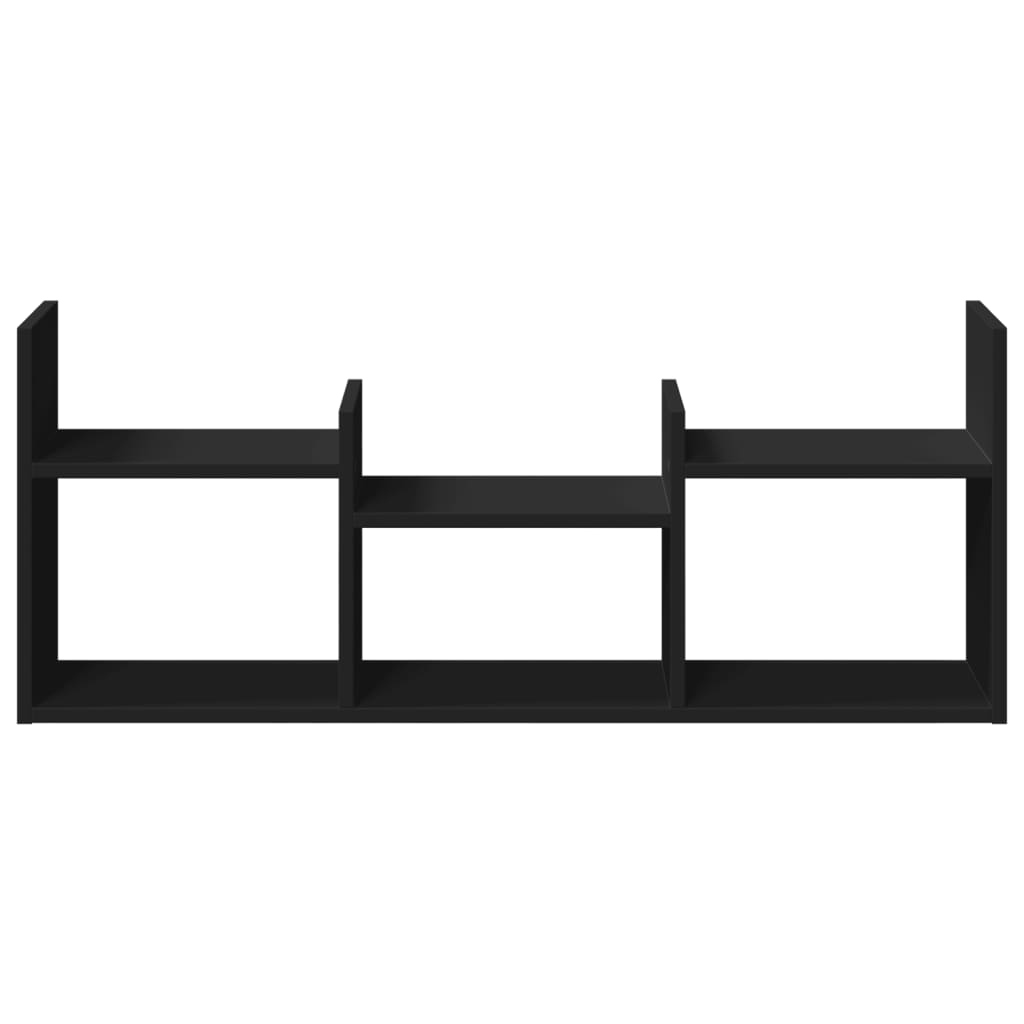 Armoire murale 100x18x40 cm noir bois d'ingénierie - XIOS