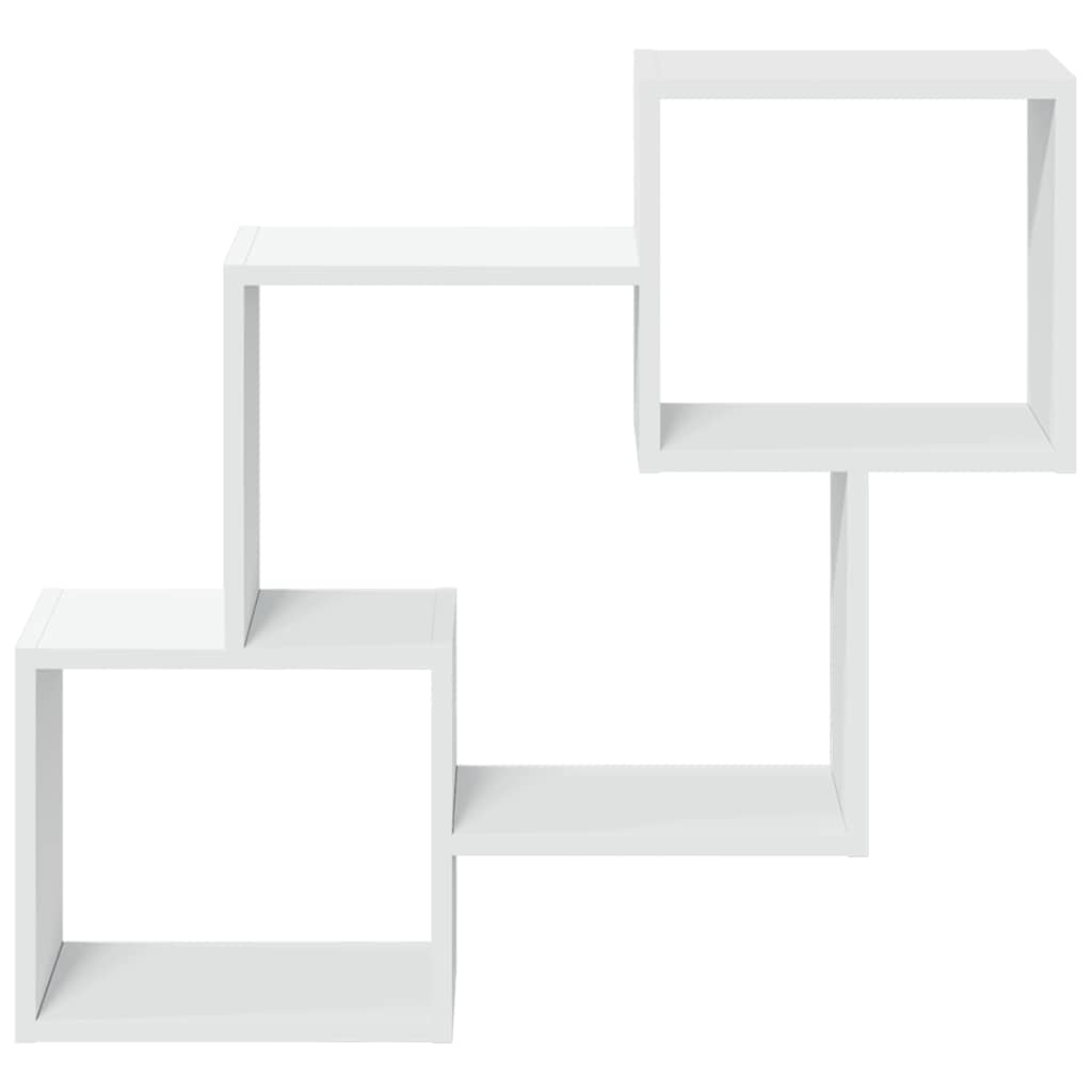 Armoire murale 78x18x71 cm blanc bois d'ingénierie - XIOS