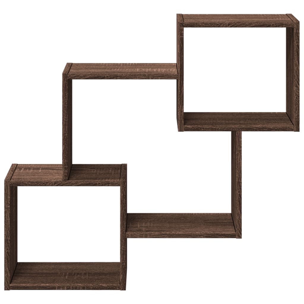 Armoire murale 78x18x71 cm chêne marron d'ingénierie - XIOS