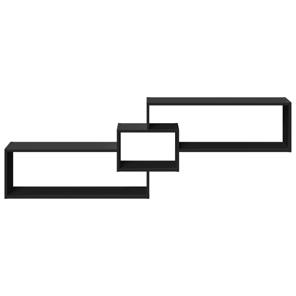 Armoire murale 158x18x53 cm noir bois d'ingénierie - XIOS