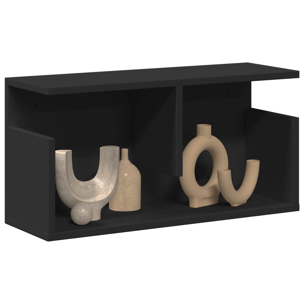 Armoire murale 60x20x30 cm noir bois d'ingénierie - XIOS